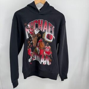 NEW Jordan Hoodie Mens Black Flight Fleece Graphic Size S Streetwear Basketball
